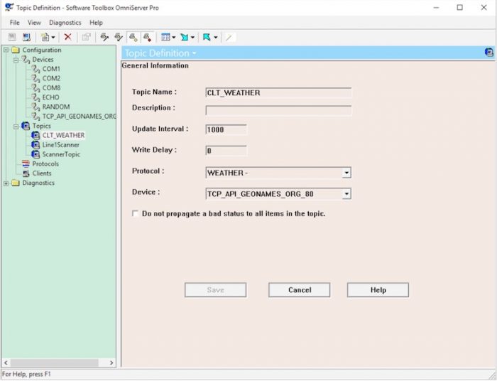 Enabling Data Access from Web Services via OPC UA – OPC Connect